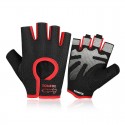 Men Women Half Finger Gloves Fitness Cycling Motorcycle Bike Training Gym Exercise Sports