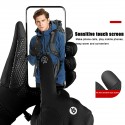 Men Women Touch Screen Gloves Winter Waterproof Warm Windproof Riding Skiing Sports Outdoor Fleece Lined Thermal