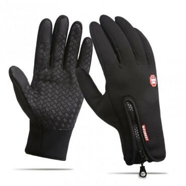 Men Women Touch Screen Skiing Gloves Winter Bike Warm Windproof Waterproof Anti-slip Thermal