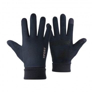 Men Women Winter Gloves Warm Touch Screen Non-Slip Cycling Driving Gloves