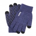 Men Women Winter Knitted Gloves Touch Screen Bicycle Ski Warm Thermal Motorcycle Non-slip Mitten