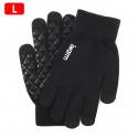Men Women Winter Knitted Gloves Touch Screen Bicycle Ski Warm Thermal Motorcycle Non-slip Mitten