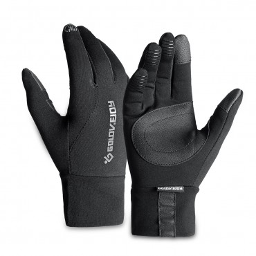 Motocycle Touch Screen Winter Gloves Thermal Warm Velvet Lined Anti Skid Racing Cycling