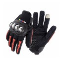 Motorcycle Motocross Gloves Touch Screen Anticollision Anti-slip Full Finger Stainless Steel Riding