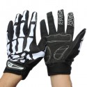 Motorcycle Racing Biker Full Finger Gloves Skeleton Bone