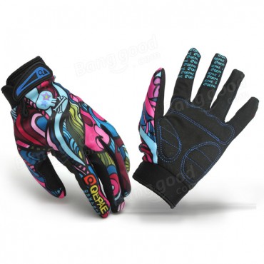 Motorcycle Racing Biker Full Finger Gloves Skeleton Bone