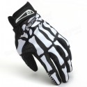 Motorcycle Racing Biker Full Finger Gloves Skeleton Bone