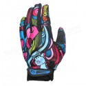 Motorcycle Racing Biker Full Finger Gloves Skeleton Bone