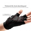 Motorcycle Riding Cycling Fitness Half Finger Protective Gloves Shockproof