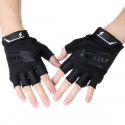 Pair Bike MTB Outdoor Fitness Sport Half Finger Gloves Breathable Cycling Gear Unisex