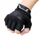 Pair Bike MTB Outdoor Fitness Sport Half Finger Gloves Breathable Cycling Gear Unisex