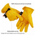 Pair Motorcycle Riding Gloves Garden Work Protect Heavy Duty Thorn Proof Work Windproof