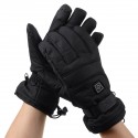 Rechargable Battery Electric Heated Gloves Touch Screen Full Finger Winter Warm Heat Climbing Skiing Riding Gloves