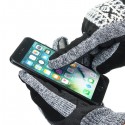 Thickening Warm Leather Gloves Touch Screen For Motorcycle Cycling Skiing Skateboard Men