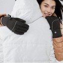 Touch Screen Gloves Riding Plus Velvet Warm Waterproof With Reflective Strip For Unisex from