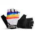 Universal Bicycle Motocross Motorcycle Gloves Half Finger Breathable Shock-absorbing
