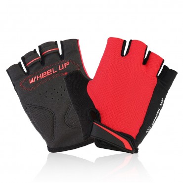 Universial Motorcycle Riding Half Fingers Fingerless Gloves Size M