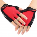 Universial Motorcycle Riding Half Fingers Fingerless Gloves Size M