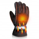 3.7V 2000mAh Electric Heated Motorcycle Gloves Winter Warmer Rechargeable Battery