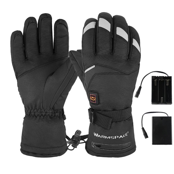 5 Gear Temperature Electric Heated Gloves Touch Screen Waterproof For Motorcylce Riding Outdoor Climbing Skiing