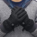 7.4V 3000mah Electrically Heated Gloves Motorcycle Winter Warmer Outdoor Skiing