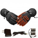 Men Women Rechargeable Electric Warm Heated Gloves Battery Powered Gloves Winter Sport Heat Gloves for Climbing Ski