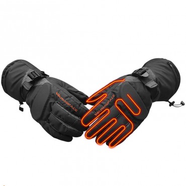 Men Women Rechargeable Electric Warm Heated Gloves Battery Powered Gloves Winter Sport Heat Gloves for Climbing Ski