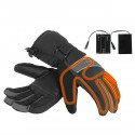 Waterproof Electric Heating Gloves Winter Heated Hand Warmer Non-slip Motorcycle Camping Hiking