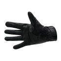 Motorcycle Full Finger Gloves Leather Off-Road Racing Outdoor Sport Touch Screen Driving Riding Gloves With Black