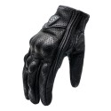 Motorcycle Riding Full Finger Gloves Leather Touch Screen Off-Road Racing Outdoor Sport With Holes