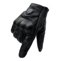 Motorcycle Riding Full Finger Gloves Leather Touch Screen Off-Road Racing Outdoor Sport With Holes