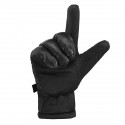 Warm Gloves Mittens Simulation Leather Full Fluff Windproof Motorcycle Cold Protection