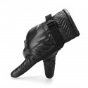 Warm Gloves Mittens Simulation Leather Full Fluff Windproof Motorcycle Cold Protection