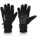 Warmer Anti-slip Touch Screen Windproof Full Finger Fleece Gloves Skiing Cycling Gloves