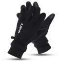 Warmer Anti-slip Touch Screen Windproof Full Finger Fleece Gloves Skiing Cycling Gloves