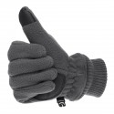 Warmer Anti-slip Touch Screen Windproof Full Finger Fleece Gloves Skiing Cycling Gloves