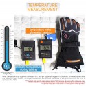 65° Rechargeable Battery Electric Heated Hand Warm Gloves Waterproof Motorcycles