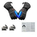 Heating Warm Gloves Five-Finger Temperature Adjustable Winter Outdoor Skiing Soft Waterproof