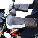 Waterproof Motorcycle Leather Handlebar Gloves Snowmobile Winter Hand Warm Covers