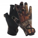 Waterproof Neoprene Camo Gloves Motorcycle Racing Folding Fingers Fishing Shooting Hunting