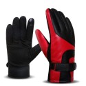 Waterproof Warm Leather Gloves Motorcycle Safety Sport Touch Screen Gloves Men Female