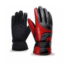 Waterproof Warm Leather Gloves Motorcycle Safety Sport Touch Screen Gloves Men Female