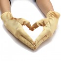 Wedding Evening Prom Etiquette Wrist Magic Gloves Riding Cylcing Mountain Bike Gold Silver