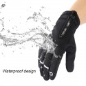 Windproof Anti-slip Warm Driving Gloves Thermal Touch Screen Glove For Men Women