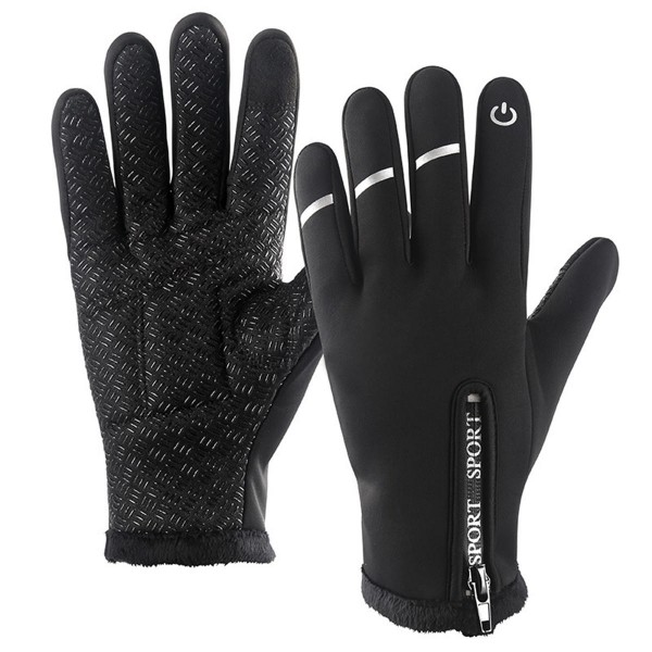 Windproof Anti-slip Warm Driving Gloves Thermal Touch Screen Glove For Men Women