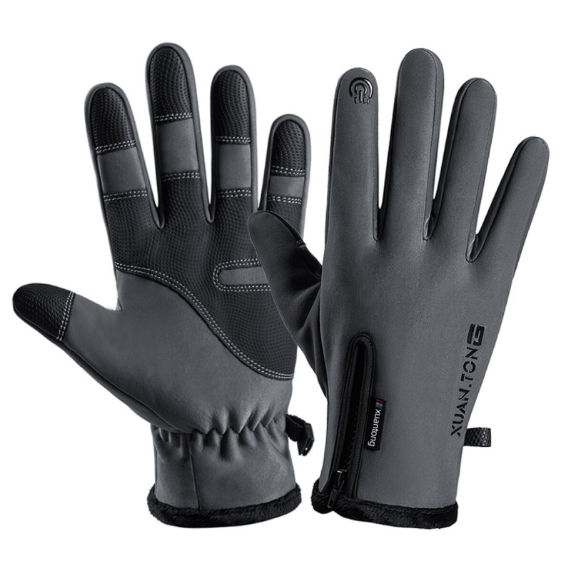 Winter Cycling Skiing Outdoor Gloves Touch Screen Waterproof Sport Anti-slip Warm Gloves