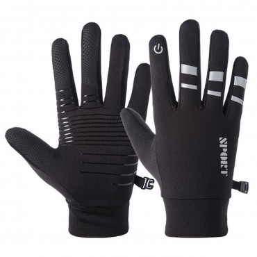 Winter Cycling Warm Windproof Waterproof Anti slip Thermal Touch Screen Gloves