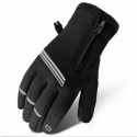 Winter Ski Gloves Touch Screen Motorcycle Snowboarding Waterproof Thermal Reflective Strip Anti-slip Warm Men Women