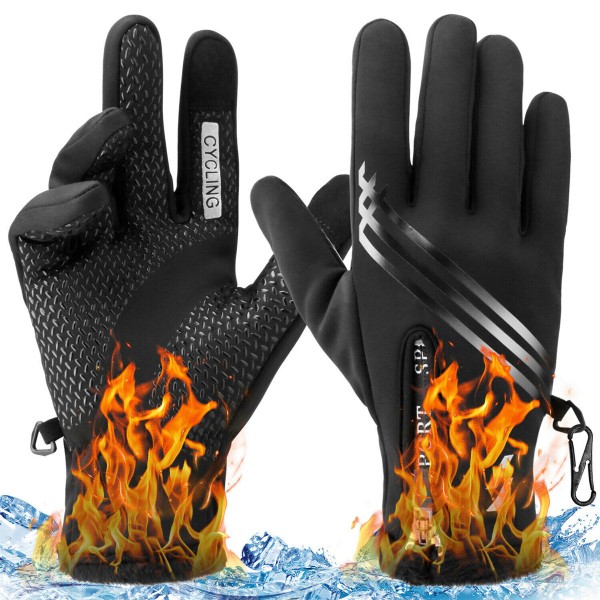 Winter Warm Gloves Touch Screen Waterproof Anti-slip for Driving Sports Cycling