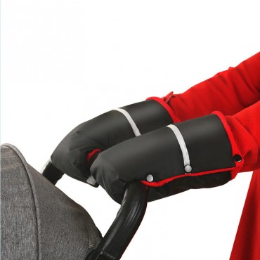 Winter Warm Mittens PPushchair Gloves Relflective Hand Muff Waterproof Stroller Glove